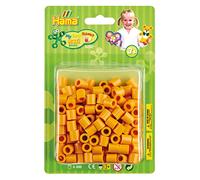 Hama Perlen 8524 Ironing Beads Pack of Approx. 250 Colourful Maxi Craft Beads with Diameter 10 mm in Teddy Bear Brown Creative Craft Fun for Children