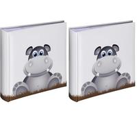 Hama Photo Album, Cardboard, White, 200, 00002371 (Pack of 2)
