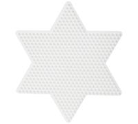 Hama Pin Plate Large Star 269, White, 17 x 14.5 x 0.5 cm Single (US IMPORT)