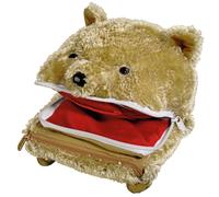 Hama Plush Bag + Hand Puppet Teddy Bear Case For Nintendo New 3DS 3DS DSi DS