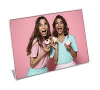 Hama 10 x 15 cm Acrylic Landscape Portrait Frame, Transparent