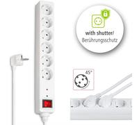 Hama Power Strip 6-Way With Surge Protection Switch