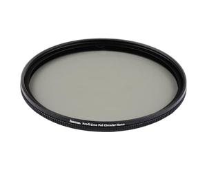 Hama Profi Line 72 mm Polarizing Filter, Nano, Super Coated: 18 Layers, Black, Glass, Water Repellent