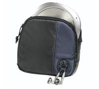 Hama CD Player Bag for Portable CD Player & Discman, Black/Blue