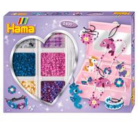 Hama Purple Activity Large Gift Box, Arts and Crafts Fuse Beads Set for