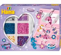 Hama Purple Activity Large Gift Box, Arts and Crafts Fuse Beads Set for