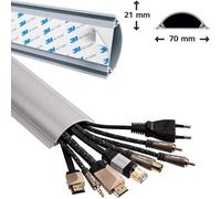 Hama PVC Cable Channel Self-Adhesive Cable Strip Base Wall Floor Channel TV PC