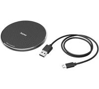 Hama"QI-FC10" Wireless Charger, 10 W, Wireless Smartphone Charging Pad, black