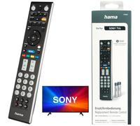 Hama Replacement Remote for Sony Bravia Smart TV LED Oled Netflix App Etc.