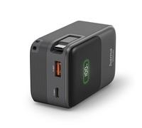 Hama "Roll Up" Power Bank Portable Charger 10000mAh, 2 Outputs: USB-C, USB-A, Fast Charging, 20W