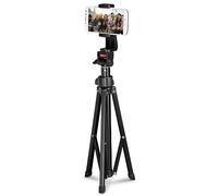 Hama Rotary Smartphone Tripod Set 1/4 Inch Working Height = 41.5-150 cm Black