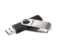 Hama | Rotate FlashPen, USB 2.0, 128 GB, 15 MB/s | Black | Silver