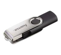 Hama Rotate Flashpen, USB 2.0, 8 gb, 10Mb/S - Black - Silver