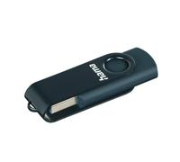 Hama "Rotate" USB Flash Drive, 256GB, Petrol Blue