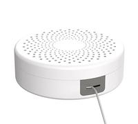 Hama Round Cable Box (Suitable for Wall Mounted, Desk, Office, Home, Etc., Integrated Cable Management, Easy Cable Management, Cable Protector, Flat) White