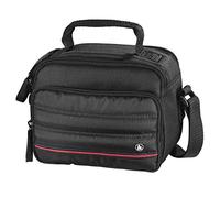Hama Samara 110 Black Camera Case (with shoulder strap, tear-resistant polyester, 16 x 10 x 13 cm)