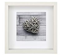 Hama Scala White Floor Display Backlit Frame MDF, white, floor display Backlit, 15 x 15 cm, Square, Reflective