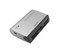 Hama SD Card Reader USB 2.0 "All in One" 5 Slots (480 Mbps USB Card Reader for SD, SDHC, SDXC, microSDXC, microSDXC, MMC, MS, CF, xD Memory Cards, 5-in-1 Card Reader for Windows and Mac)