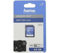 Hama SDXC 64GB UHS Speed Class 10 UHS-I 80MB/s (UK Stock) BNIP