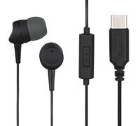Hama Sea Headset Wired In-ear Calls/Music USB Type-C Black, Grey