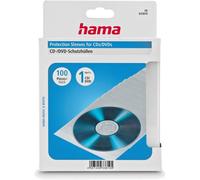 Hama Sealable CD/DVD Transparent Protective Sleeves Pack 100