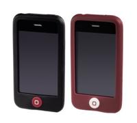 Hama Set 2x Silicone Skin Protection Case Cover for Apple iPhone 3G 3GS