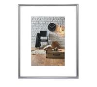 Hama | "Sevilla Décor" Plastic Photo Frame | 40L x 30W | Silver Matt 00066435