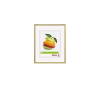 Hama Sevilla Picture Frame 20?x 28?cm with Mat 13?x 18?cm, Glass, Plastic Frame, ready to hang Gold