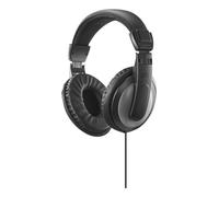 Hama Shell II Headphones Wired Head-band Music Black, Dark Grey