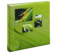 Hama "Singo" Photo Album | 30x30cm | For 10x15cm Pictures | 100 White Pages | For 400 Photos | Green