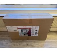 Hama Sit-Stand Adjustable Workstation Ergonomic 00095823 Black M 80 x 52cm - New