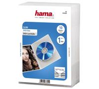 Hama Slim DVD Disc Cases Pack of 10 Protective CD/DVD Cases, Transparent