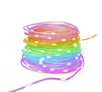 Hama Smart LED Fairy Lights (Wi-Fi, RVBIC, IP65, Outdoor, Voice Control Support Alexa, Google Assitant and Apple Siri, 100 x LED, 10 m), Multi-Colour