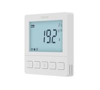 Hama Smart Thermostat Underfloor Heating (In-Wall Programmable Room Thermostat, LCD Display, control via IOS, Android, Alexa, Google Assistant, Siri) White