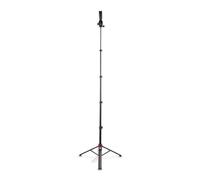 Hama “Solid 160 2D” Mobile Phone Tripod, Black | Travel Tripod With Remote Release via Bluetooth, max. 160cm Height, 1/4" Camera Connector and Mobile Phone Holder
