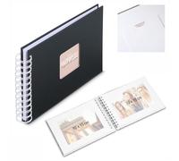 Hama Spiral Album Fine Art 28 x 24 cm 50 Black Pages New Black