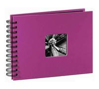 Hama 113674 Fine Art Spiralbound Photo Album, 50 Black Pages, Pink, 24 x 17 cm