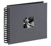 Hama Spiral Photo Album - 25 Black Pages - Grey