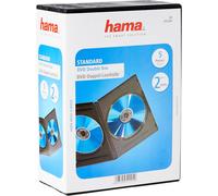 Hama | Standard DVD Double Jewel Case | Pack of 5 | Black