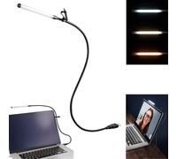 Hama Streaming Light To Go USB LED Notebook Lamp, 7 LEDs, Clip, Black
