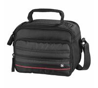 Hama Samara 110 Black Camera Case (with shoulder strap, tear-resistant polyester, 16 x 10 x 13 cm)