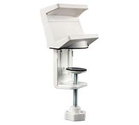 Hama | Table holder for multiple socket outlets | Multiple sockets, clamp holder with cable manager, for desk/table top, clampable/screwable table attachment, white