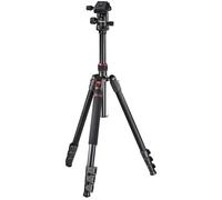 Hama Tripod Camera Smartphone Camera (Aluminium Tripod Monopod, Compact, Foldable, Quick Fastening, 6.4 mm Thread, 50-165 cm Max)
