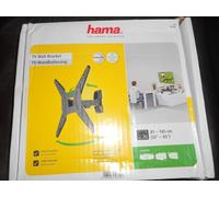 Hama Television Wall Bracket black fits 32" - 65" TV New Boxed full motion 8102