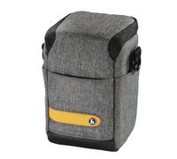 Hama "Terra Camera Bag Made of Recycled Polyester (Photo Bag for Digital Camera with Lens 8 x 7.5 x 13 cm, Shoulder Bag, Belt Loop for Bum Bag) Grey