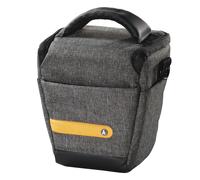 Hama Terra Camera Bag Recycled Polyester for Digital Camera 16 x 10 x 16 cm Shoulder Strap Belt Loop for Carrying as Bum Bag Grey