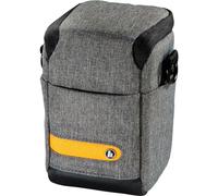 Hama "Terra Camera Bag Made of Recycled Polyester (Photo Bag for Digital Camera with Lens 8 x 7.5 x 13 cm, Shoulder Bag, Belt Loop for Bum Bag) Grey