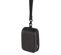 Hama "Terra Camera Bag Made of Recycled Polyester (Small Camera Bag for Compact Cameras 7.5 x 4.5 x 13 cm, Shoulder Strap and Belt Loop for Days as a Bum Bag or Belt Bag) Grey