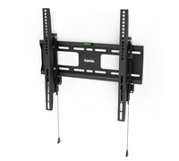 Hama Tilting TV Wall Bracket for TV's up to 65", Black | Lays flat against the wall, for TV's up to 50kg, for VESA mount up to 400x400