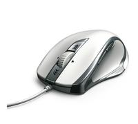 Hama Torino 6-Button Ergonomic Optical USB Wired Standard Mouse, White